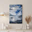 «Blue Leaves Over Misty Mountains», art mural sur toile-2133675820