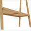 Porte-serviettes en bambou autoportant avec tablette inférieure de rangement intérieur extérieur | Neutre | Salle de bain
