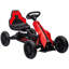 Wagons roulants pour espace extérieur avec Pp rouge et métal, conception réglable et structure en métal, 99,7 x 57,8 x 58,4 po