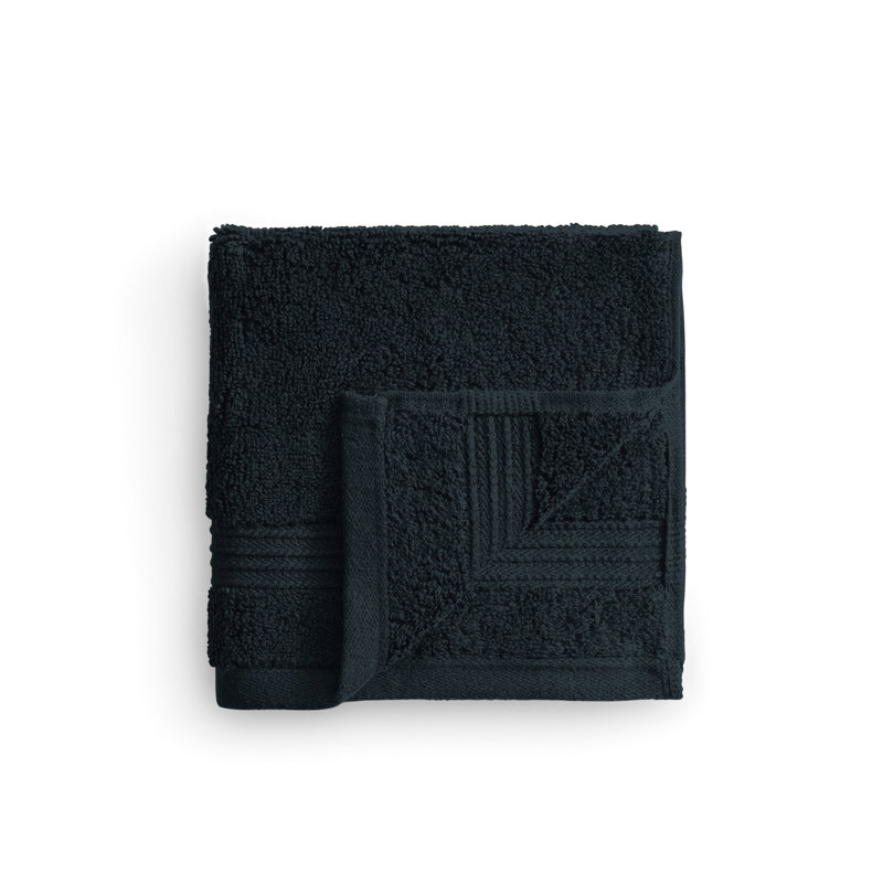 Solid Towel Set, Black