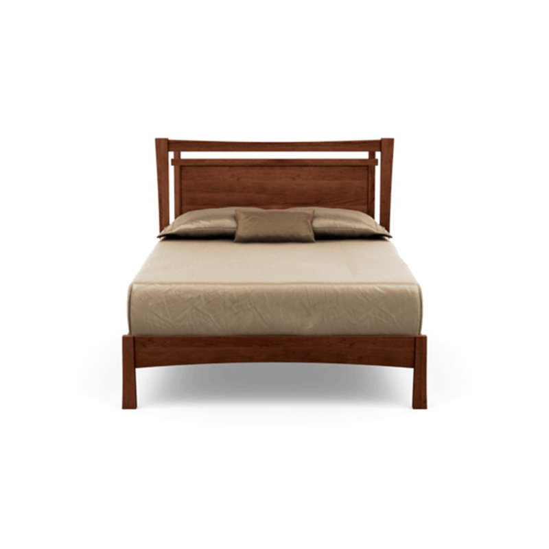 Monterey Solid Wood Platform Bed, Cognac Cherry, California King, Conventional