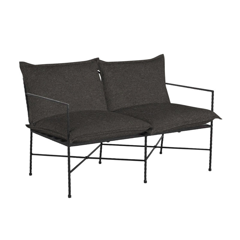 Italia Low Back Loveseat, Verona Fossil