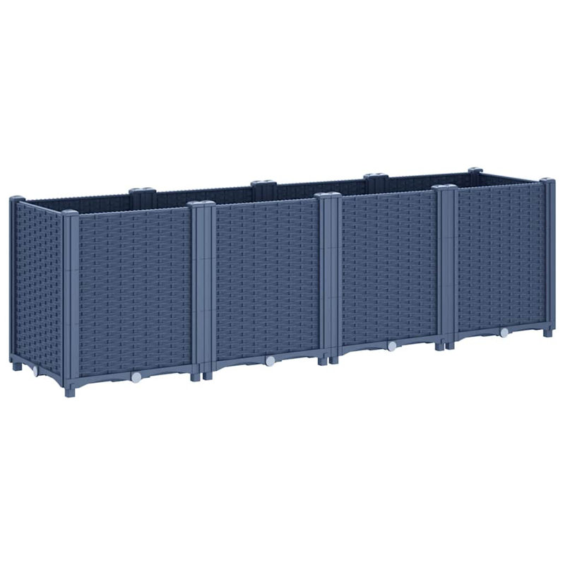 Benilde Planter Box, Blue Grey