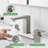Two Handles Widespread 8 inch Bathroom Faucet Three Holes Basin Faucets-115751099