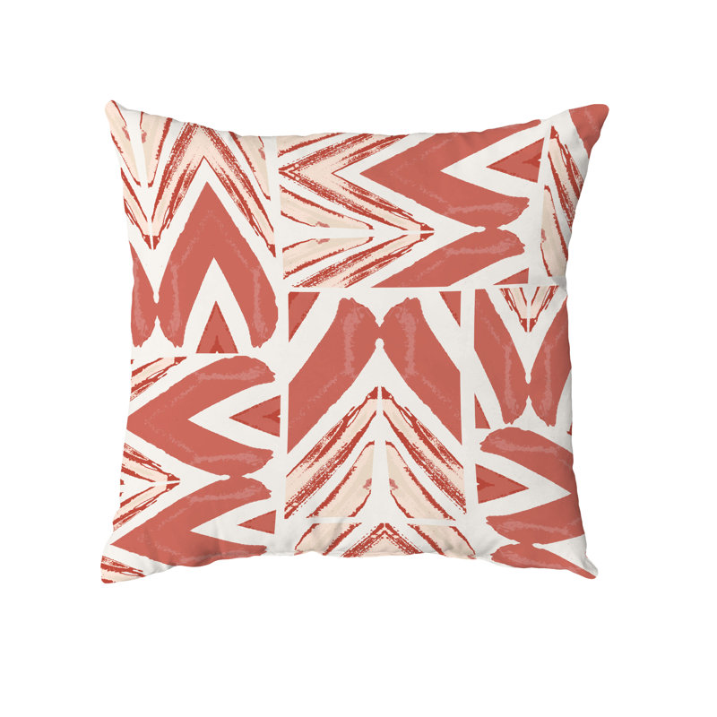 Outdoor Rectangular Pillow Cover & Insert, Terra Cotta, 16" x 16"