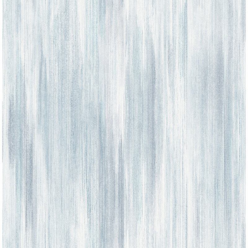 Elysian Sky Ikat Wallpaper, Blue