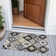 Machine Washable Indoor/Outdoor Xhevrie Black Rug