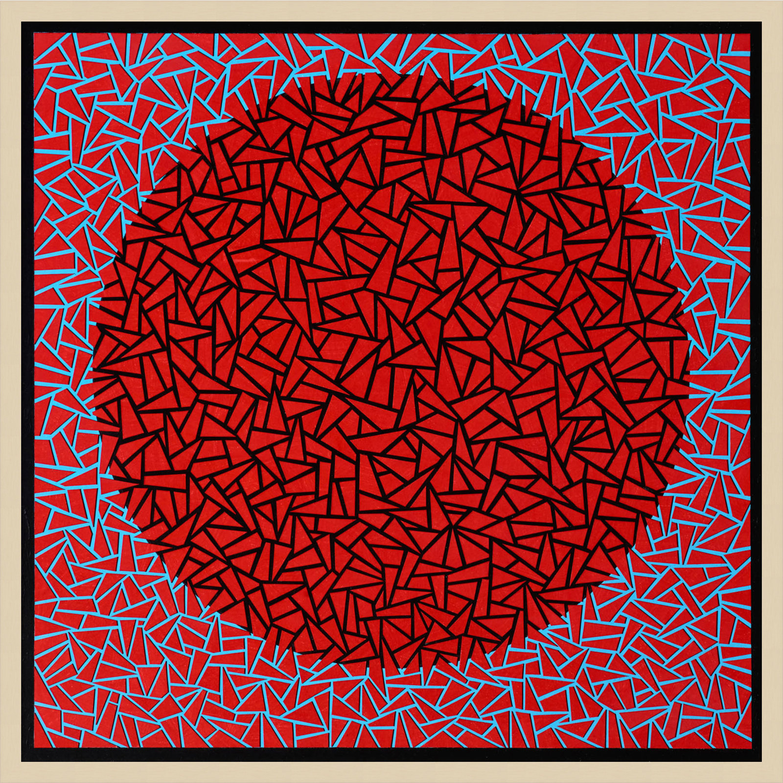 Gods Navel by Alex Dunn, Brown, 33" H x 33" W x 1" D