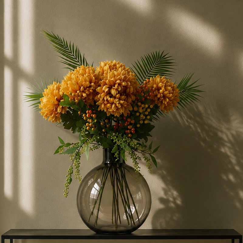 Silk Artificial Arrangement in Vase