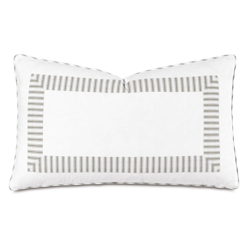 Blass Ticking Lumbar Pillow Cover & Insert, Fawn