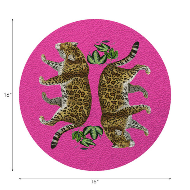 Napperon Leopard, Rose millennial