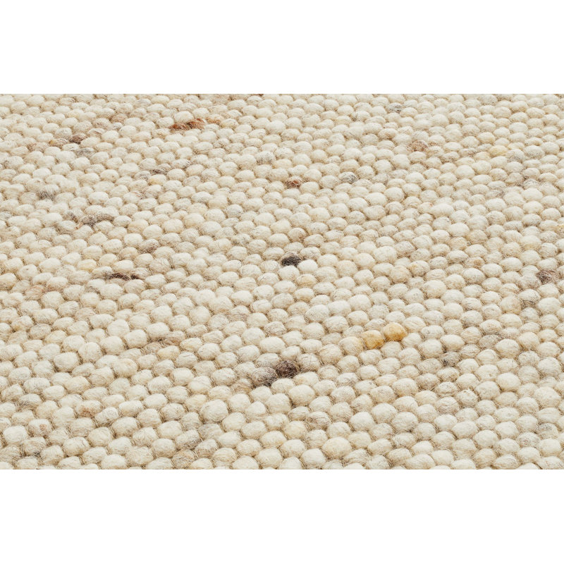 Arees Solid Colour Hand Woven Flatweave Area Rug, Rectangular 60 x 110cm