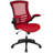 Jayetta Mid-Back Mesh Swivel Ergonomic Office Chair with Flip-Up Arms-756917263-756917259