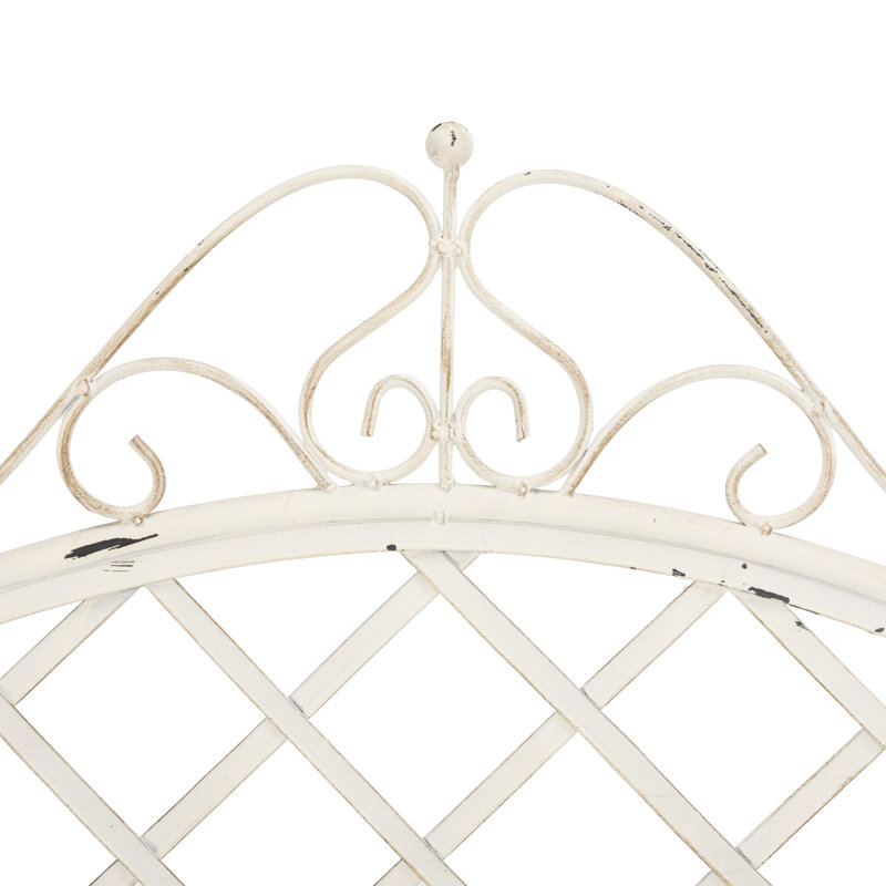 Abner Garden Bench, White