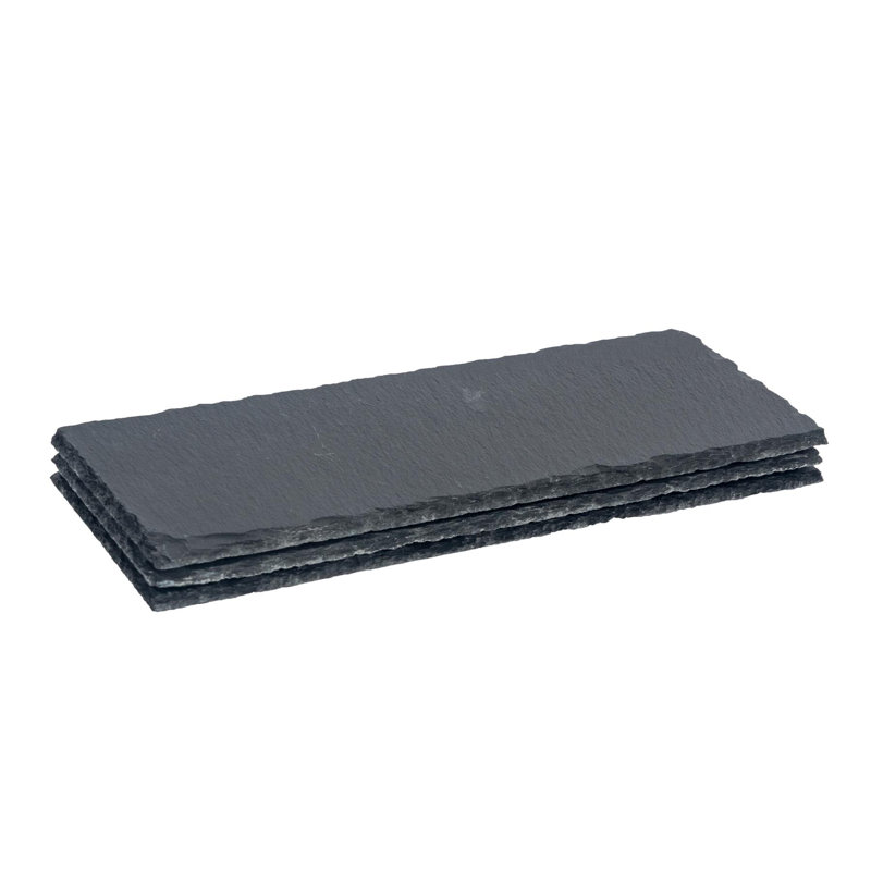 Argon Tableware - Rectangle Slate Dinner Plates - 29 x 12cm