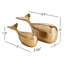 Lychee Set of 2 Moby Sculptures-1453857809