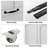 Murphy Bed Cabinet with Storage Drawer, USB Charging Station & Fold-Out Design