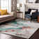 Premium Machine Washable Mehara AMF1690 Abstract Rug