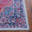 Kingsford Oriental Cotton Blue/Rust Area Rug-1101945643