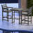 All Weather HDPE Bar Height Outdoor Table and Chairs Set for Bistro Patio Balcony-2024442129-2033036098