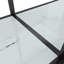 Hannmeike Glass Top Console Table-443084619-443084628