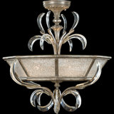 Beveled Arcs 3 - Light Semi Flush Mount