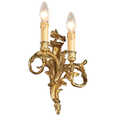 Luminaire de grange d'extérieur bougie 2 lumières