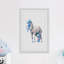 «White Unicorn», reproduction encadrée-26399024