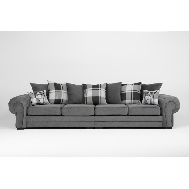 Elkland 4 Seater Sofa, Graphite
