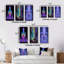«Neon Meditation», 3 pièces sur toile-1296906922-1296906923