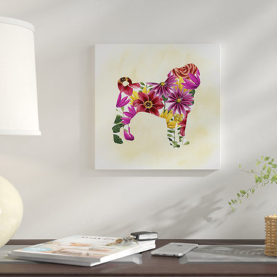 " Flower Power Pup III " by Grace Popp