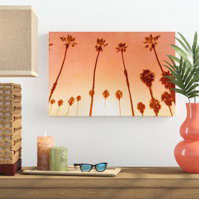 « juste une autre chaude west coast evening », reproduction d’art sur toile tendue