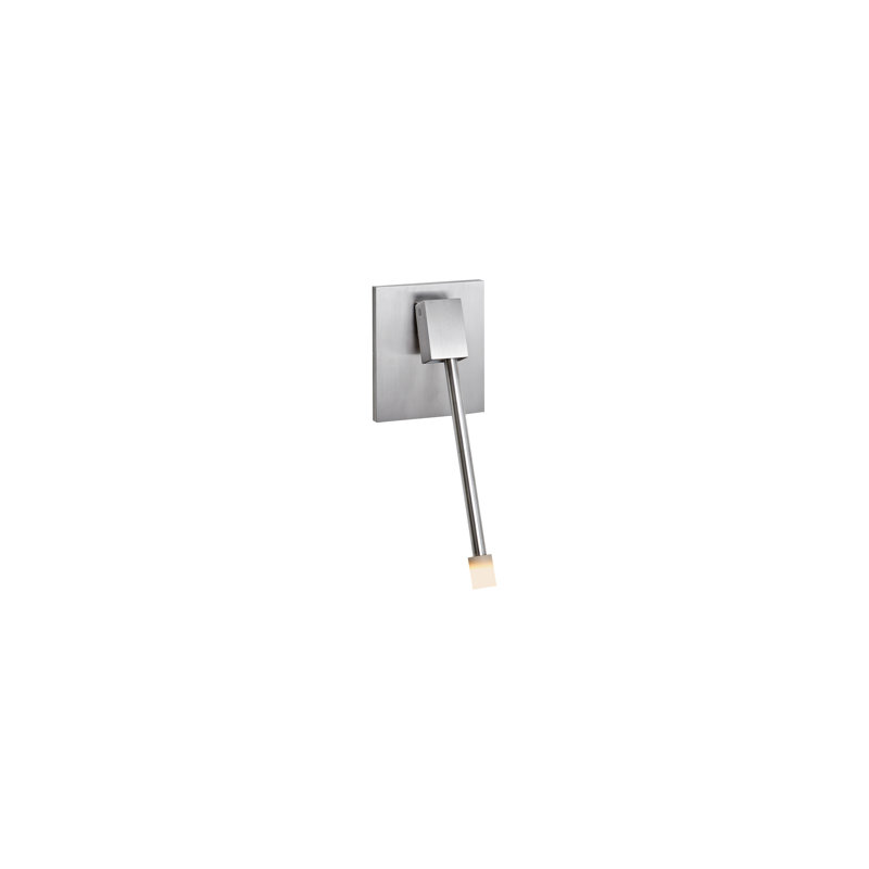 Libri Mounting Hardwired Jbox Backplate, Brushed Aluminum