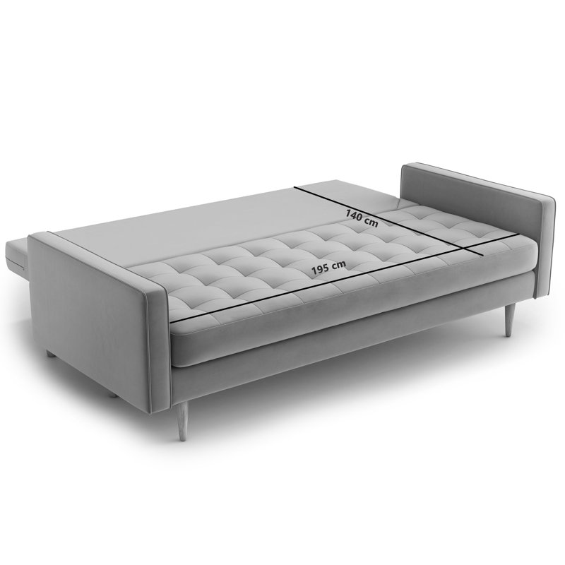 Raymond 3 Seater Sleeper, Cosmic Yellow