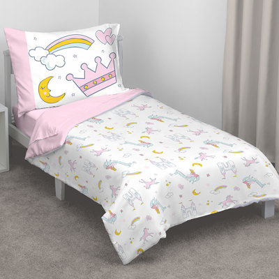 Reversible Fantasy & Sci-Fi Toddler Bedding Set
