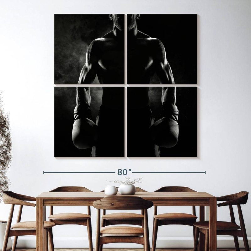 Sireci Muscular Kickboxer, 74" H x 74" W