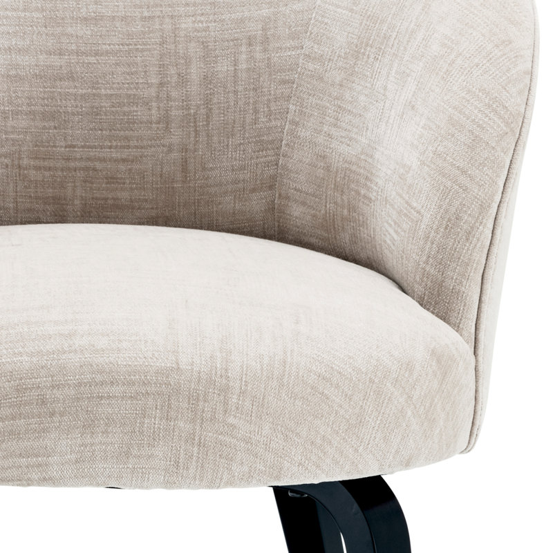 Vichy Upholstered Dining Chair, Sisley Beige