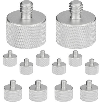 Adaptateur de support pour micro 5 fils 12 pièces 3/8 mâle à 5/8 femelle