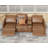 Latitude Run® Power Recliner, Leather 3 Seater Recliner Couch with Cup Holder& Charging Socket