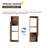 12"/24" Floating Bathroom Side Cabinet With Soft Close Door And An Adjustable Shelf-1072904060-1053409705