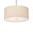Cilindro 6 - Light Beige Shaded Pendant