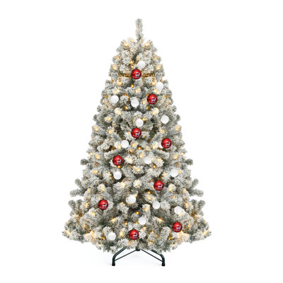 6 Ft Pre-Lit Green Christmas Tree