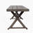Modern Outdoor Aluminum Dining Bench