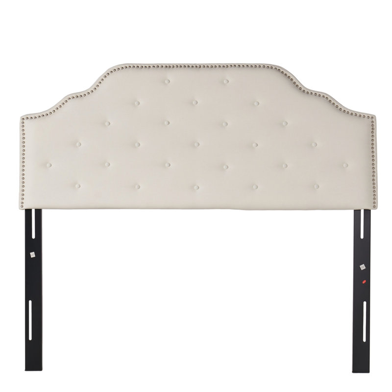 Grande et grande tête de lit, revêtement en tissu, bouton avec point de diamant moderniste, têtes de clou élégantes pour le tissu de la chambre à coucher, style hypnotisant