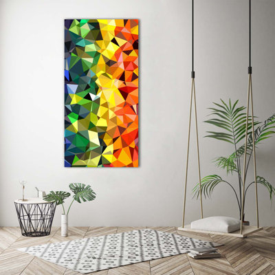 Geometric Background - Wrapped Canvas Print