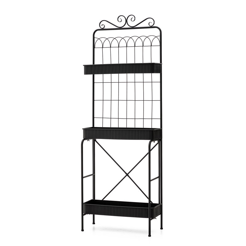 Support pour plante Audriana, Noir
