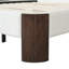 Lit plateforme tapissier Japonaise avec tables de chevet flottantes intégrées-124594251