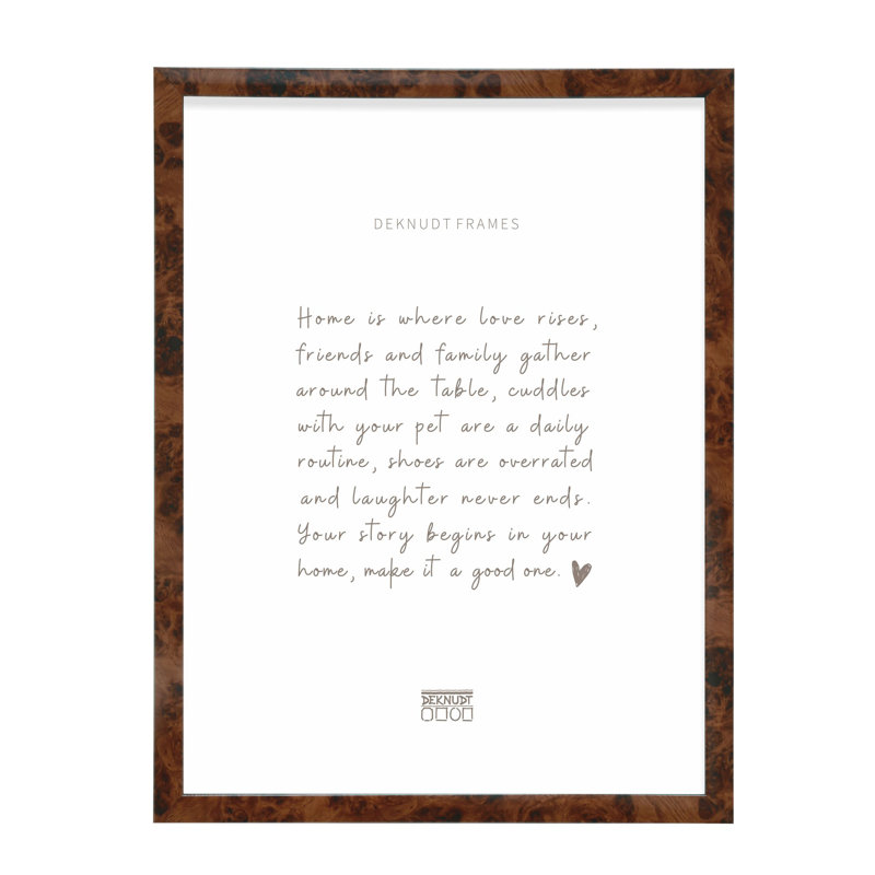 Arlet Picture Frame, Brown, 30 x 45cm