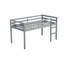 Lit mezzanine simple avec échelle-302505025