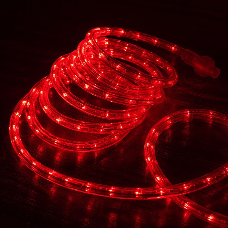 LED Rope Light w/ 8 Mode, Red, 3600" L